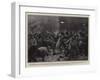 The Riots in Brussels, a Fight in the Avenue Louise-Frederic De Haenen-Framed Giclee Print