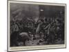 The Riots in Brussels, a Fight in the Avenue Louise-Frederic De Haenen-Mounted Giclee Print