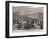 The Riots in Constantinople, the Arrival of the Hamidieh Cavalry from Armenia-William Small-Framed Giclee Print