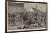 The Riots in Croatia, Hussars Dispersing Rioters at Agram-null-Framed Giclee Print