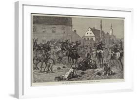 The Riots in Croatia, Hussars Dispersing Rioters at Agram-null-Framed Giclee Print