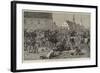 The Riots in Croatia, Hussars Dispersing Rioters at Agram-null-Framed Giclee Print