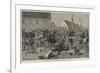 The Riots in Croatia, Hussars Dispersing Rioters at Agram-null-Framed Giclee Print