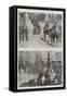 The Riots in Italy, Street Scenes in Milan-null-Framed Stretched Canvas