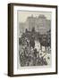 The Riots in London on Sunday, 13 November, Defence of Trafalgar-Square-Richard Caton Woodville II-Framed Giclee Print