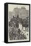 The Riots in London on Sunday, 13 November, Defence of Trafalgar-Square-Richard Caton Woodville II-Framed Stretched Canvas