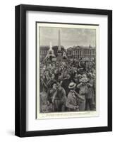 The Riots in Paris in Connection with the Closing of the Schools Controlled by Nuns-Henry Marriott Paget-Framed Giclee Print