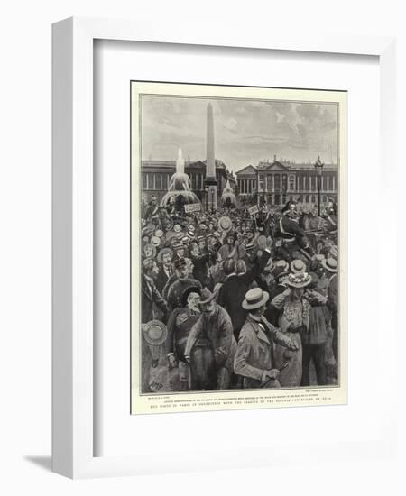 The Riots in Paris in Connection with the Closing of the Schools Controlled by Nuns-Henry Marriott Paget-Framed Giclee Print