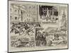 The Riots in Paris, Scenes on the Boulevard St Germain-Paul Destez-Mounted Giclee Print