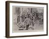 The Riots in Paris, the Mob Pillaging St Joseph's Church-Frank Craig-Framed Giclee Print