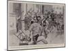 The Riots in Paris, the Mob Pillaging St Joseph's Church-Frank Craig-Mounted Giclee Print