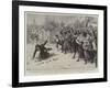 The Riots in Sicily, Stoning a Priest at Gibellina-null-Framed Giclee Print