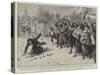 The Riots in Sicily, Stoning a Priest at Gibellina-null-Stretched Canvas