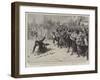 The Riots in Sicily, Stoning a Priest at Gibellina-null-Framed Giclee Print