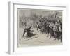 The Riots in Sicily, Stoning a Priest at Gibellina-null-Framed Giclee Print