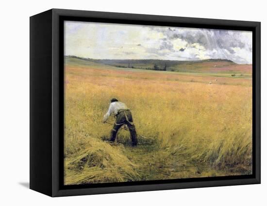 The Ripened Wheat, 1880-Jules Bastien-Lepage-Framed Stretched Canvas