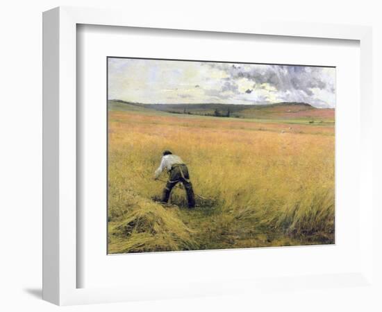 The Ripened Wheat, 1880-Jules Bastien-Lepage-Framed Giclee Print