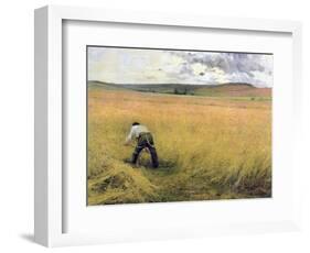 The Ripened Wheat, 1880-Jules Bastien-Lepage-Framed Giclee Print