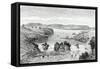 The Ripon Falls - the Nile Flowing Out of Victoria N'Yanza, from 'Journal of the Discovery of the…-John Hanning Speke-Framed Stretched Canvas