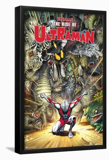 The Rise of Ultraman - Cover #2 Variant by Arthur Adams-Trends International-Framed Poster