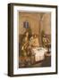 The Risen Jesus with Two of His Disciples at Emmaus-null-Framed Art Print