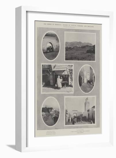 The Rising in Morocco, Scenes at Tetuan, Tangier, and Mogador-null-Framed Giclee Print