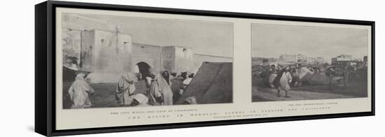 The Rising in Morocco, Scenes in Tangier and Casablanca-null-Framed Stretched Canvas