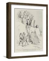 The Rising in Rhodesia, Fighting in the Granite Kopjes Near Gwelo-Charles Edwin Fripp-Framed Giclee Print