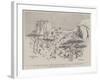 The Rising in Rhodesia, Mounted Infantry Attacking a Kraal in the Selundi Range-Charles Edwin Fripp-Framed Giclee Print