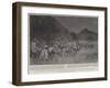 The Rising in Rhodesia, Reconnoitring by Night in the Selundi Range-Charles Edwin Fripp-Framed Giclee Print