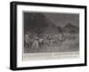 The Rising in Rhodesia, Reconnoitring by Night in the Selundi Range-Charles Edwin Fripp-Framed Giclee Print