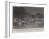 The Rising in Rhodesia, Reconnoitring by Night in the Selundi Range-Charles Edwin Fripp-Framed Giclee Print