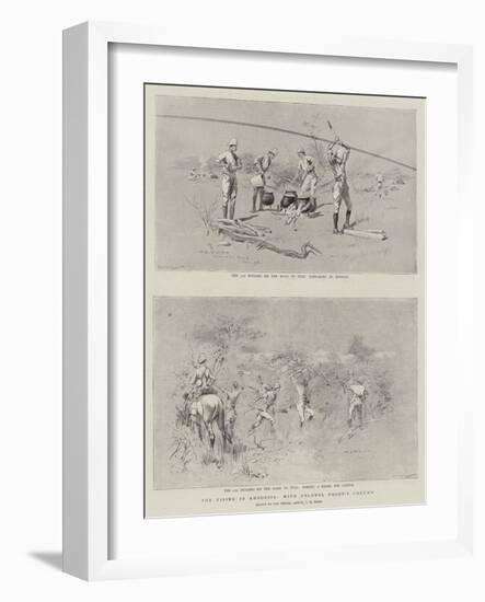 The Rising in Rhodesia, with Colonel Paget's Column-Charles Edwin Fripp-Framed Giclee Print