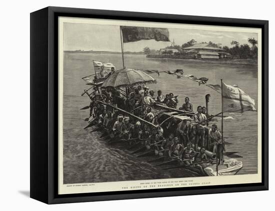 The Rising of the Brassmen on the Guinea Coast-Robert Barnes-Framed Stretched Canvas