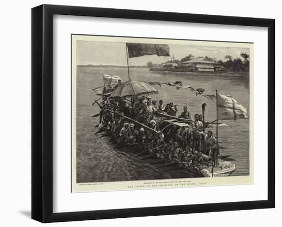 The Rising of the Brassmen on the Guinea Coast-Robert Barnes-Framed Giclee Print