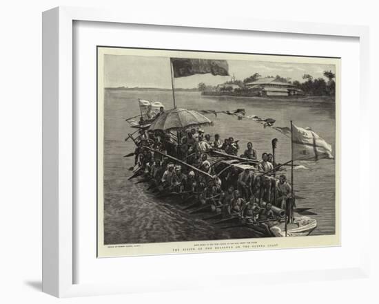 The Rising of the Brassmen on the Guinea Coast-Robert Barnes-Framed Giclee Print