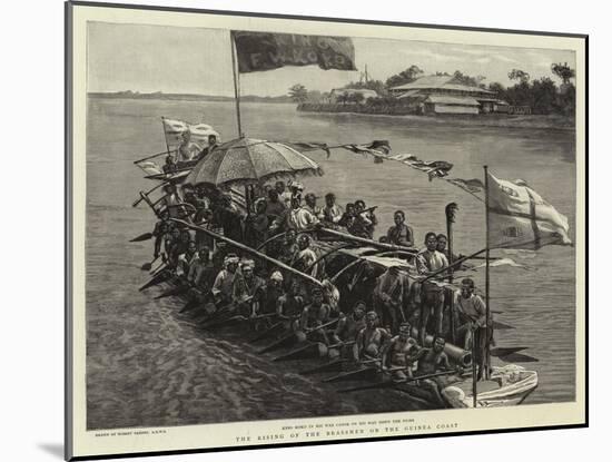 The Rising of the Brassmen on the Guinea Coast-Robert Barnes-Mounted Giclee Print