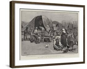 The Rising of the Matabele, Refugees at Buluwayo-Henry Marriott Paget-Framed Giclee Print