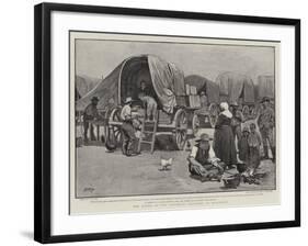 The Rising of the Matabele, Refugees at Buluwayo-Henry Marriott Paget-Framed Giclee Print