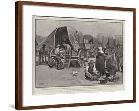 The Rising of the Matabele, Refugees at Buluwayo-Henry Marriott Paget-Framed Giclee Print