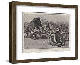 The Rising of the Matabele, Refugees at Buluwayo-Henry Marriott Paget-Framed Giclee Print