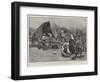 The Rising of the Matabele, Refugees at Buluwayo-Henry Marriott Paget-Framed Giclee Print