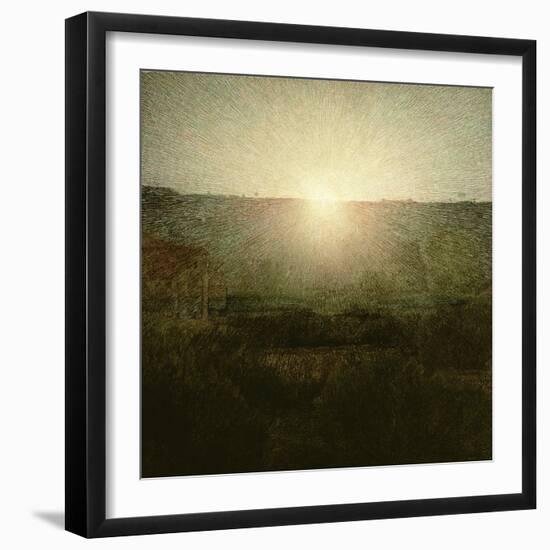 The Rising Sun, 1903-Giuseppe Pellizza da Volpedo-Framed Giclee Print