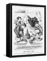The Rising Tide, 1868-John Tenniel-Framed Stretched Canvas