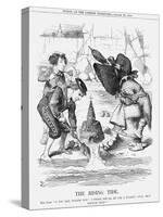The Rising Tide, 1868-John Tenniel-Stretched Canvas