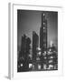 The Rising Towers of Monsanto Chemical Plant Which Makes Styrene Used in Rubber, Paint and Plastic-W^ Eugene Smith-Framed Photographic Print