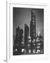 The Rising Towers of Monsanto Chemical Plant Which Makes Styrene Used in Rubber, Paint and Plastic-W^ Eugene Smith-Framed Photographic Print