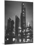 The Rising Towers of Monsanto Chemical Plant Which Makes Styrene Used in Rubber, Paint and Plastic-W^ Eugene Smith-Mounted Photographic Print