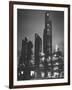 The Rising Towers of Monsanto Chemical Plant Which Makes Styrene Used in Rubber, Paint and Plastic-W^ Eugene Smith-Framed Photographic Print