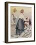 The Risks of the Civilian, from 'Le Rire', 15th April 1916-Albert Guillaume-Framed Giclee Print